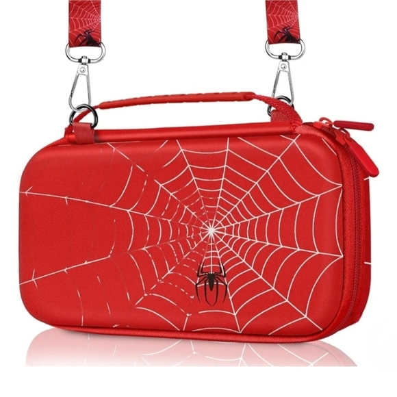 Other - Nintendo Switch 2 Carrying Case - Red Cute Kawaii Design with Handle and Strap